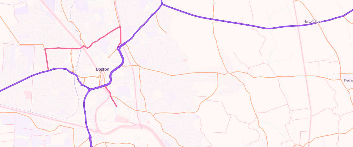 Map showing the location of Lincolnshire Co-Operative Ltd Eastwood