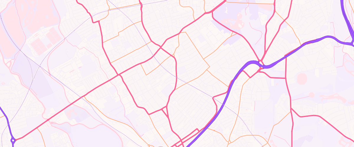 Map showing the location of Mfg Leyton