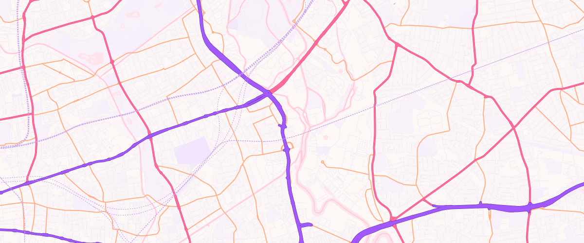 Map showing the location of Bromley By Bow Superstore