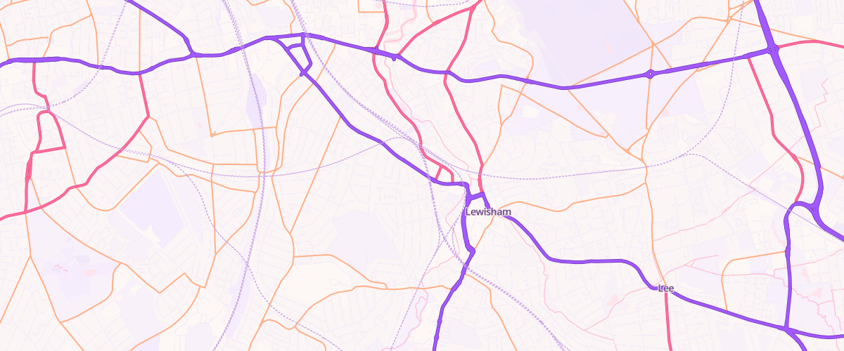 Map showing the location of Mfg Loampit Vale