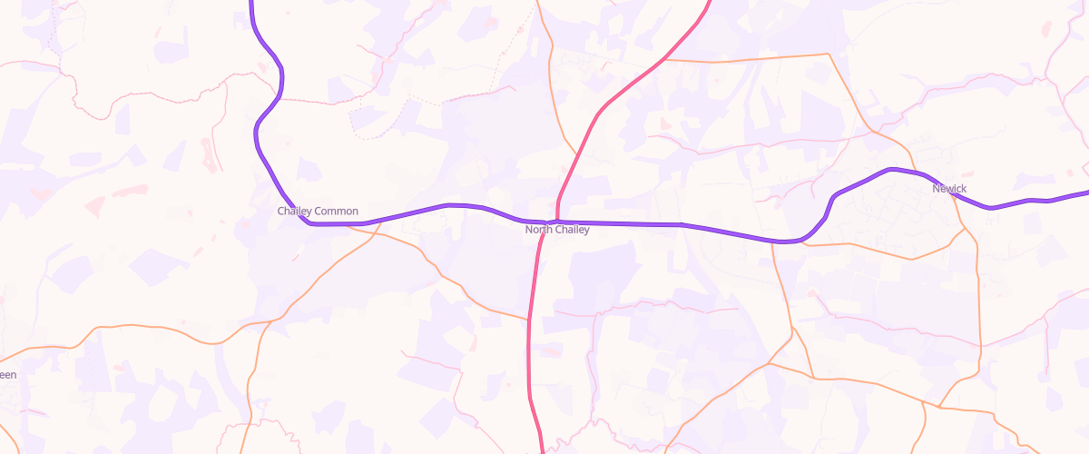 Map showing the location of Mfg Chailey