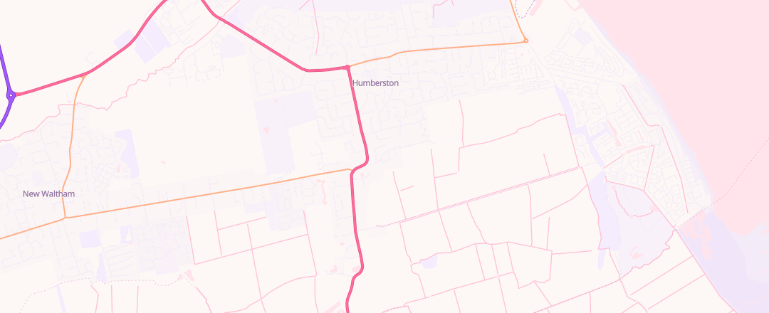 Map showing David Wise Motors Limited, Grimsby