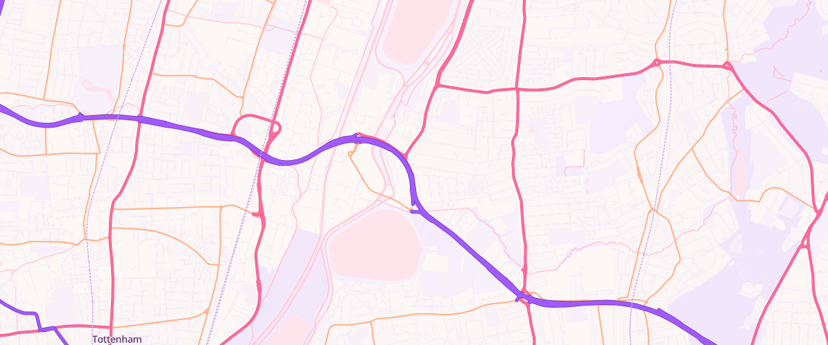Map showing the location of Northweald Service Station