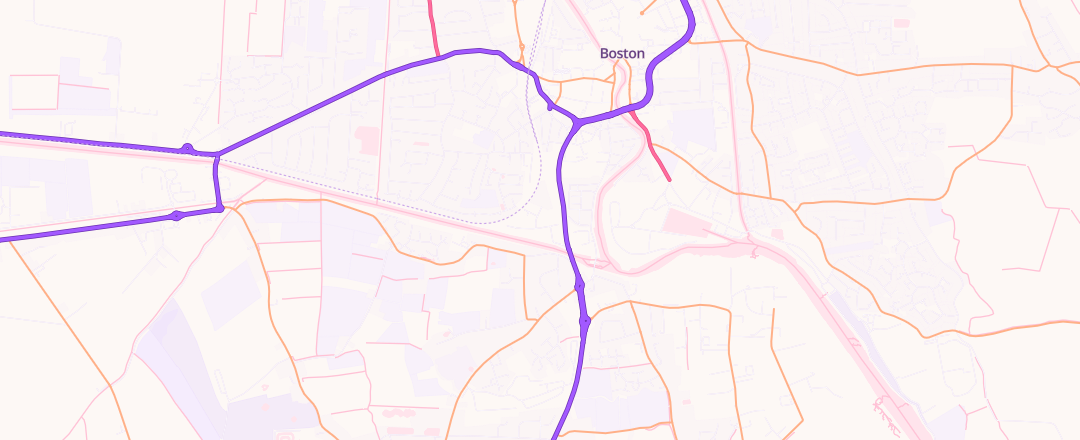 Map showing Bje Autoservices, Boston