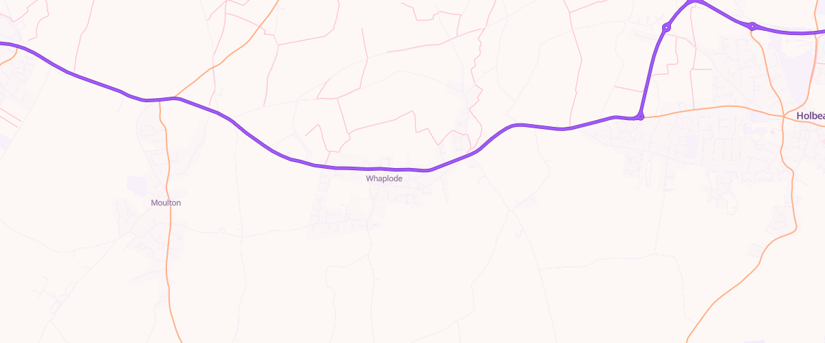 Map showing the location of Lincolnshire Co-Operative Whaplode