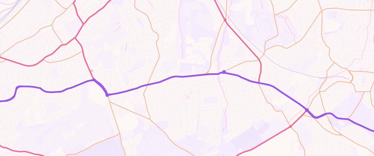 Map showing the location of Shirley W Wickham Esso