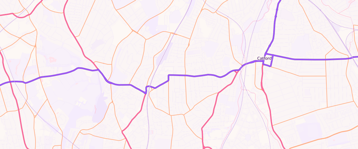 Map showing the location of Mfg Forest Hill