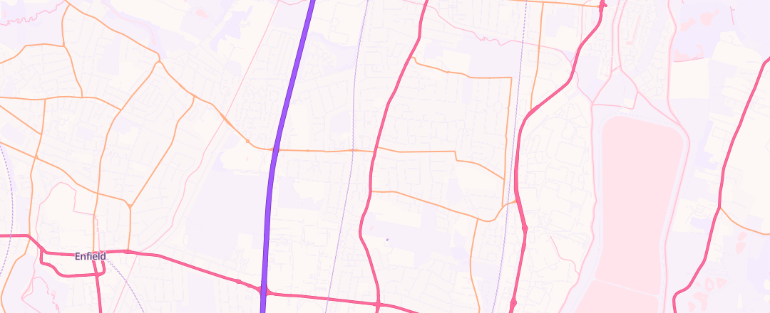 Map showing B & M Autocare, Middlesex,london