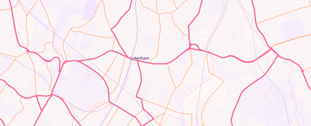 Map showing Knighton Motors Ltd, London