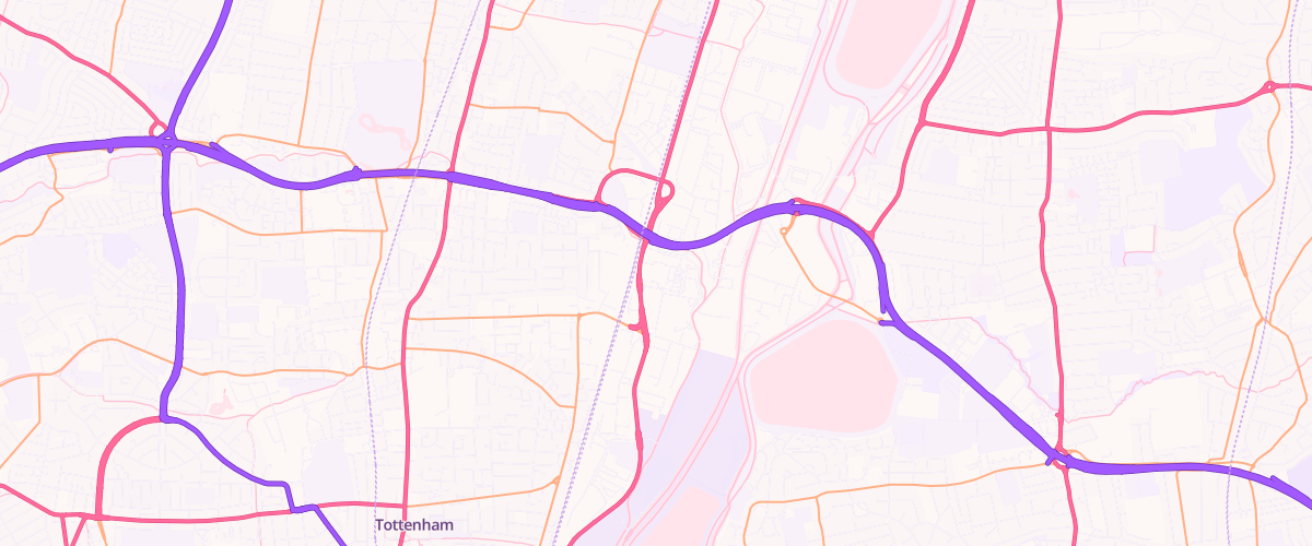Map showing the location of Lea Valley Extra Petrol