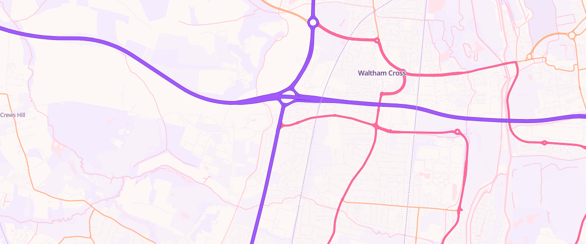 Map showing the location of Shell Co-Op Bullsmoor