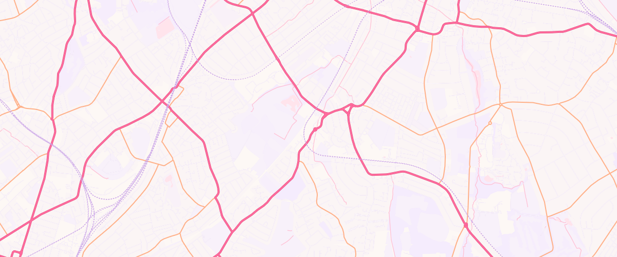 Map showing the location of Beckenham Elmers End Superstore