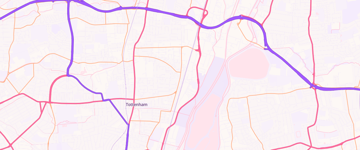 Map showing the location of Mfg Northumberland Park