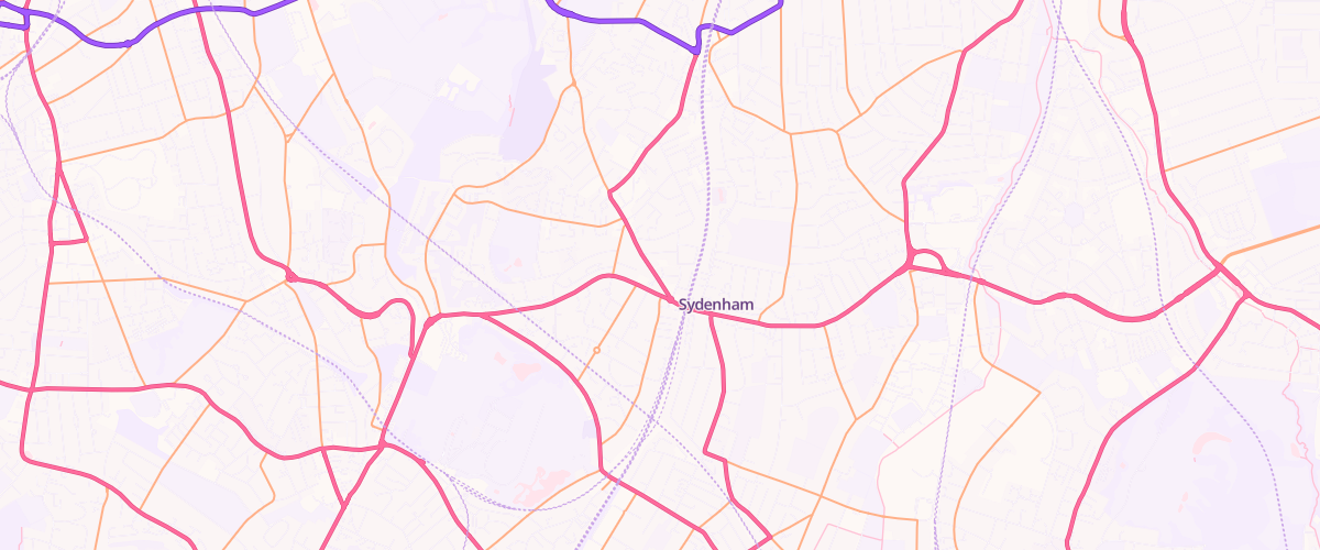 Map showing the location of Pgg Sydenham