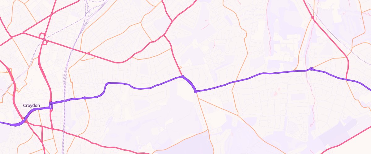 Map showing the location of Shirley Sf Connect