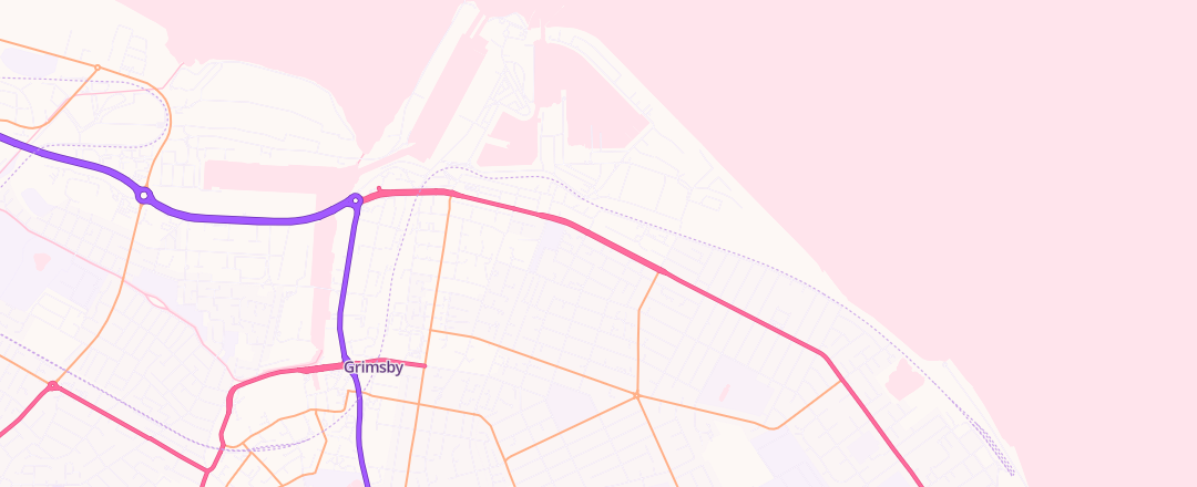 Map showing Robspeed Motorcycles Ltd, Grimsby