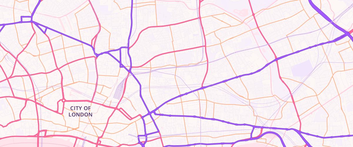 Map showing the location of Asda Bethnal Green Vallance