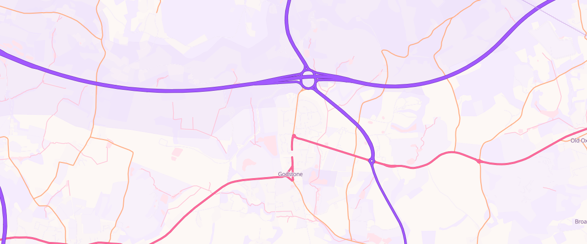 Map showing the location of Shell Godstone
