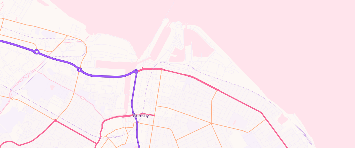 Map showing the location of Mfg Cleethorpes