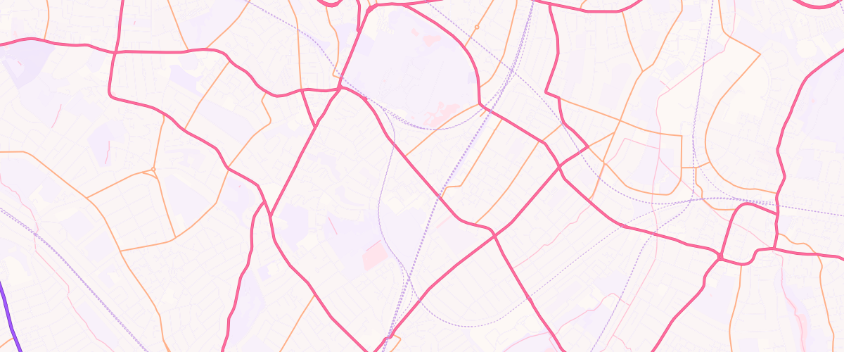 Map showing the location of Asda Crystal Palace Anerley
