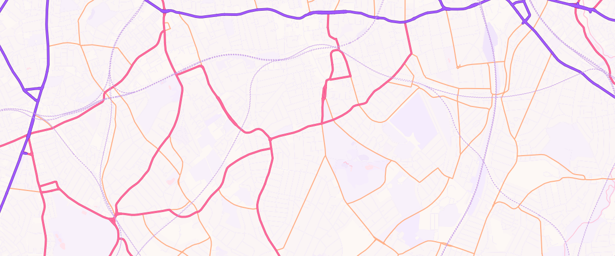 Map showing the location of Mfg Dulwich