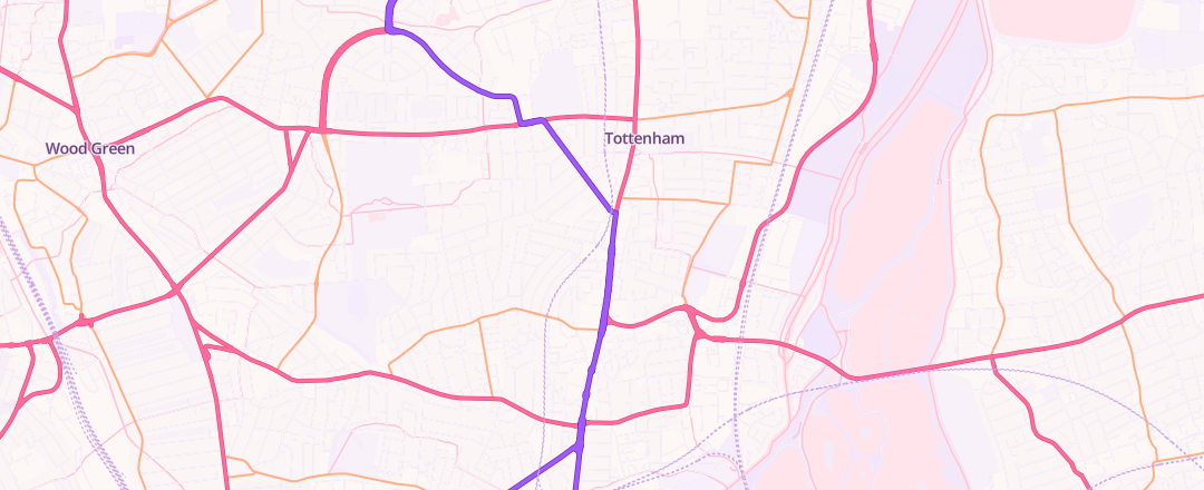Map showing North London Auto, London