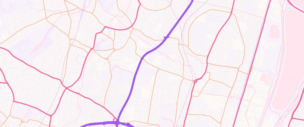Map showing the location of Grand Prix Service Station