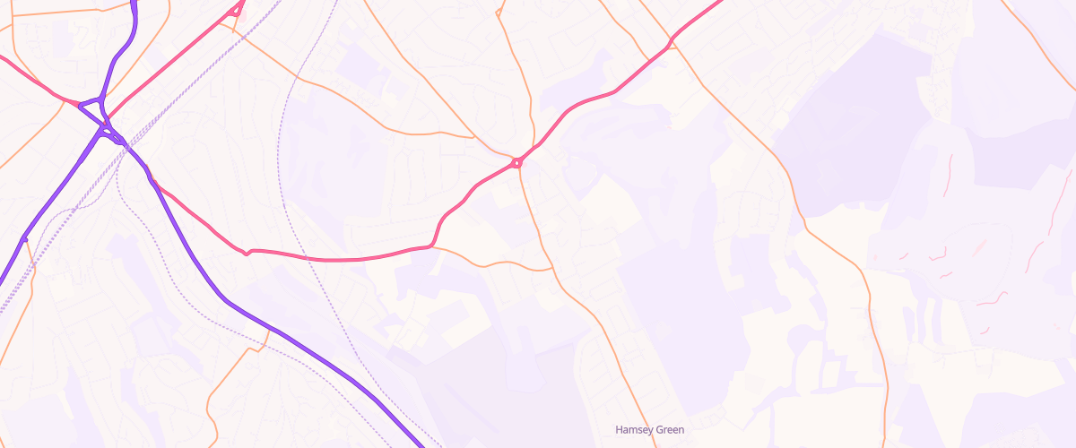 Map showing the location of Shell Sanderstead