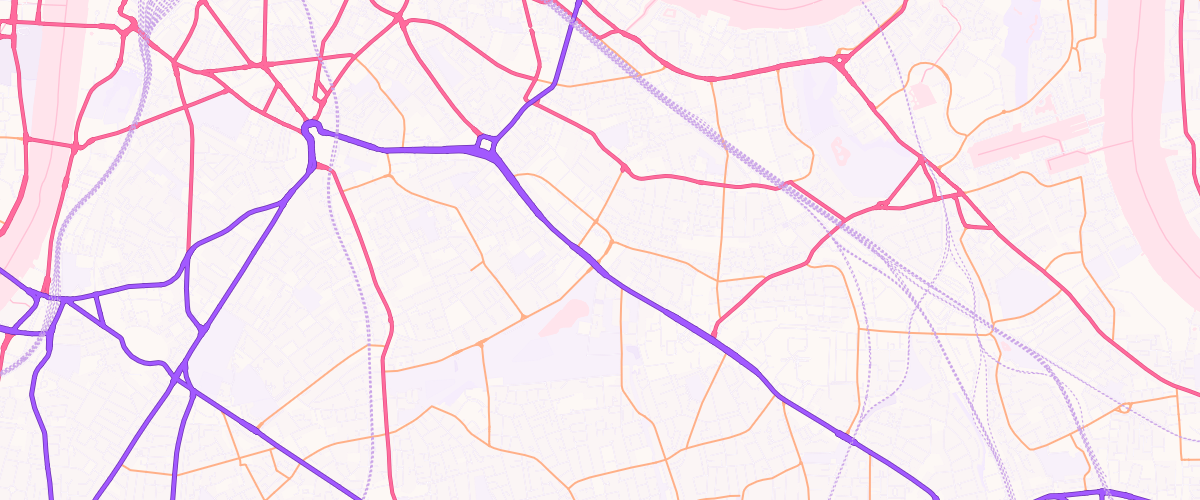 Map showing the location of Southwark Superstore Petrol Filling