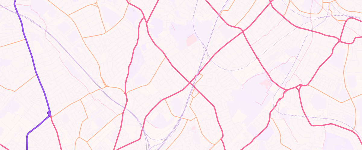 Map showing the location of Mfg South Norwood