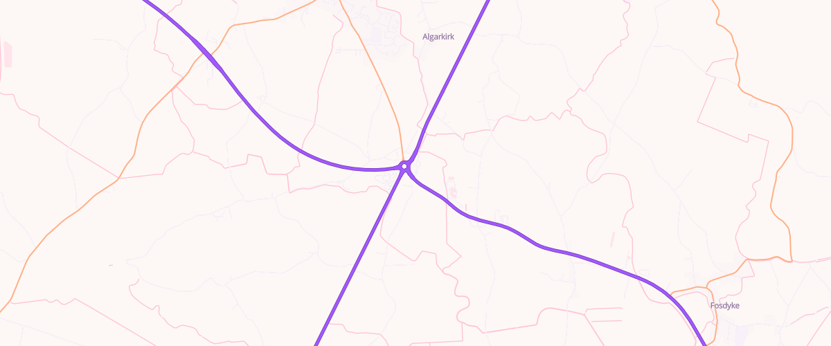 Map showing the location of Mfg Sutterton