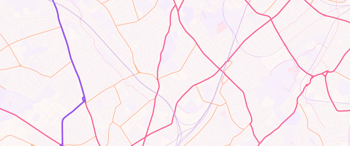 Map showing the location of Sainsburys Crystal Palace