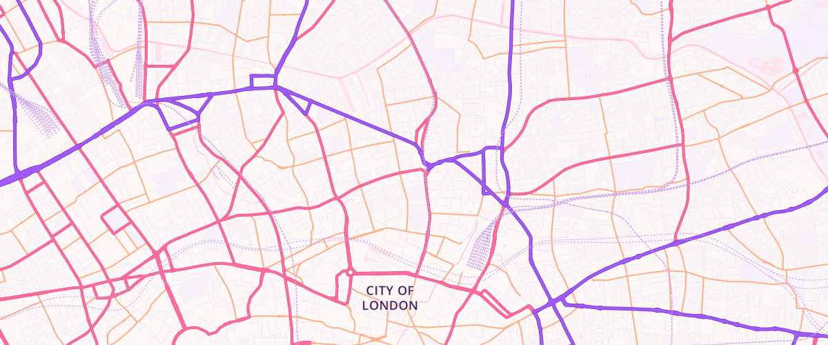 Map showing the location of Shell Old Street