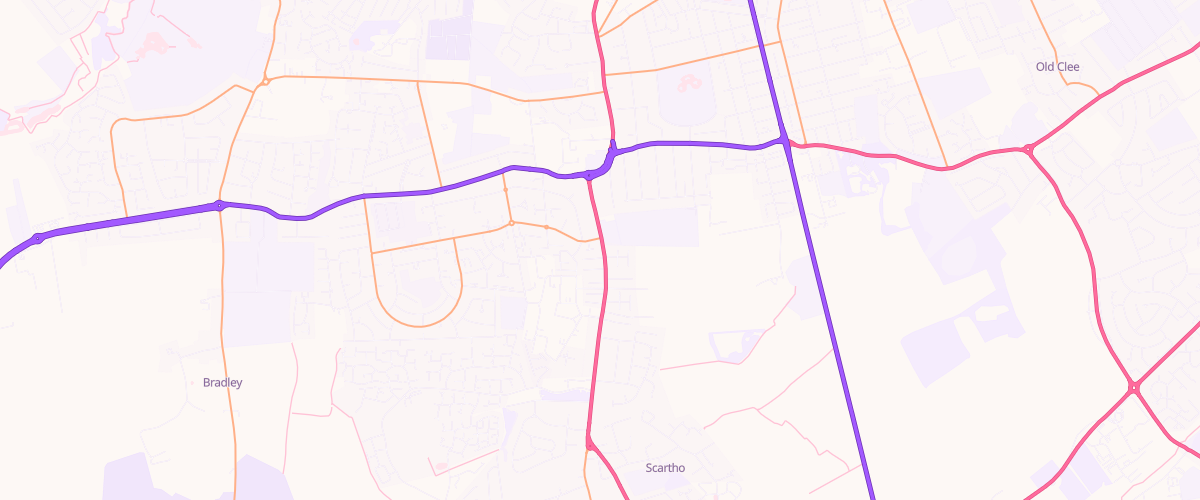 Map showing the location of Mfg St. Martins
