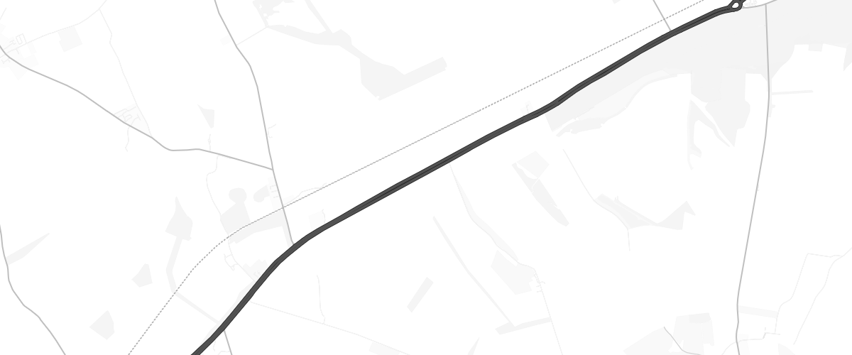 Map showing the location of Greenfields Service Station