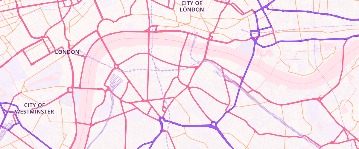 Map showing the location of Shell Southwark Bridge