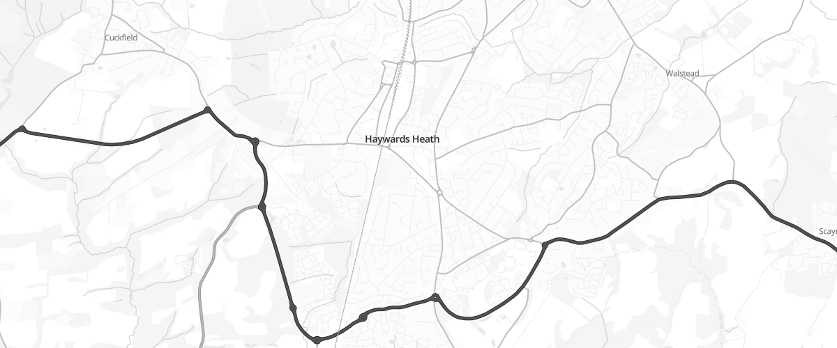Map showing the location of Ansty Cross