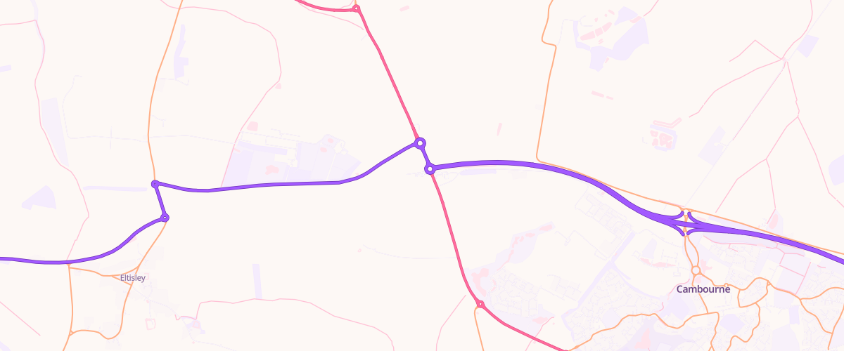 Map showing the location of Shell Gibbet