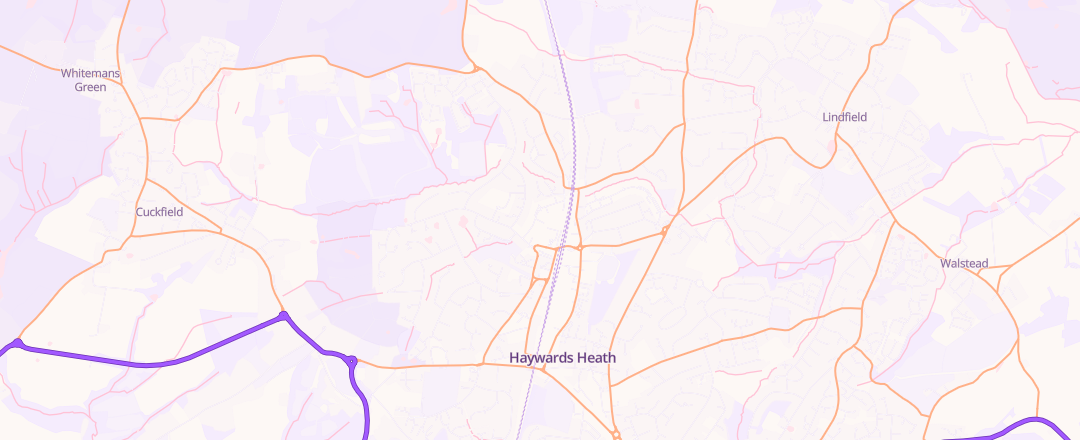 Map showing Panmoto Ltd, Haywards Heath