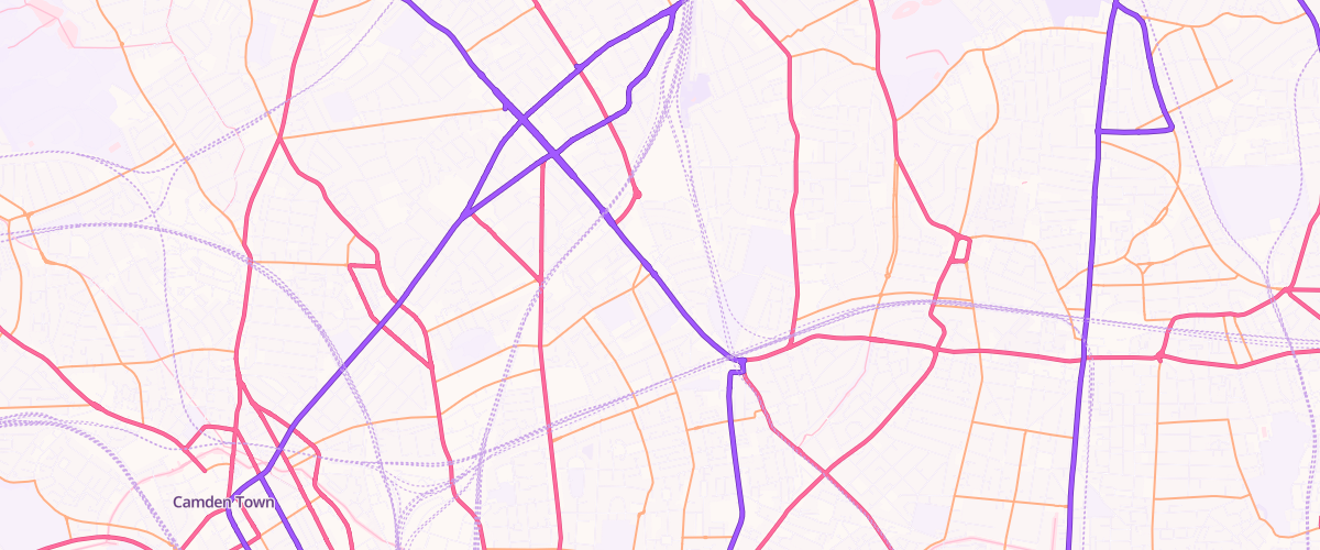 Map showing the location of Shell Little Waitrose Holloway