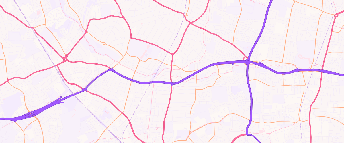 Map showing the location of Shell Palmers Green