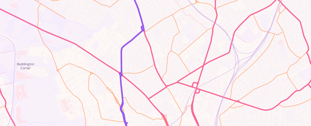 Map showing Euro Auto Tech Limited, Croydon
