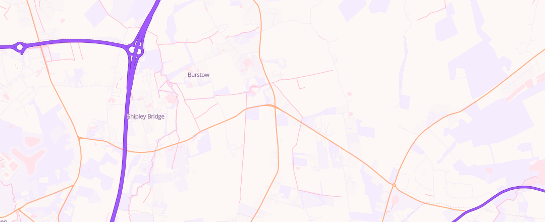 Map showing Doves Gatwick, Horley