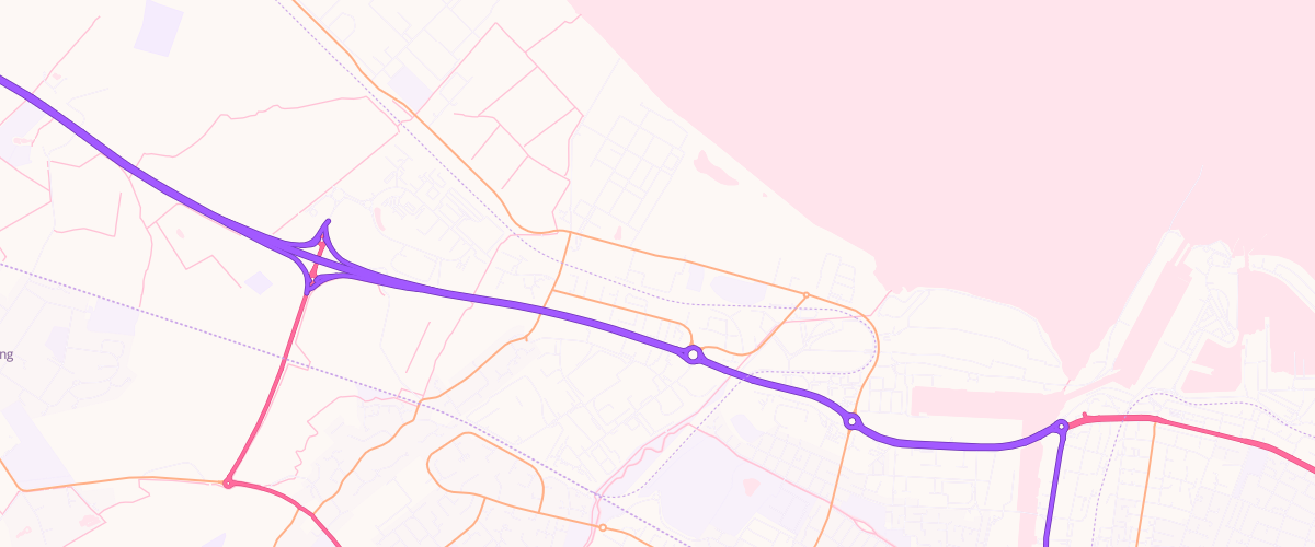 Map showing the location of Shell Co-Op Grimsby