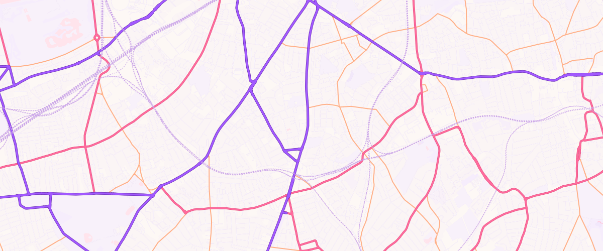 Map showing the location of Stockwell Esso Express
