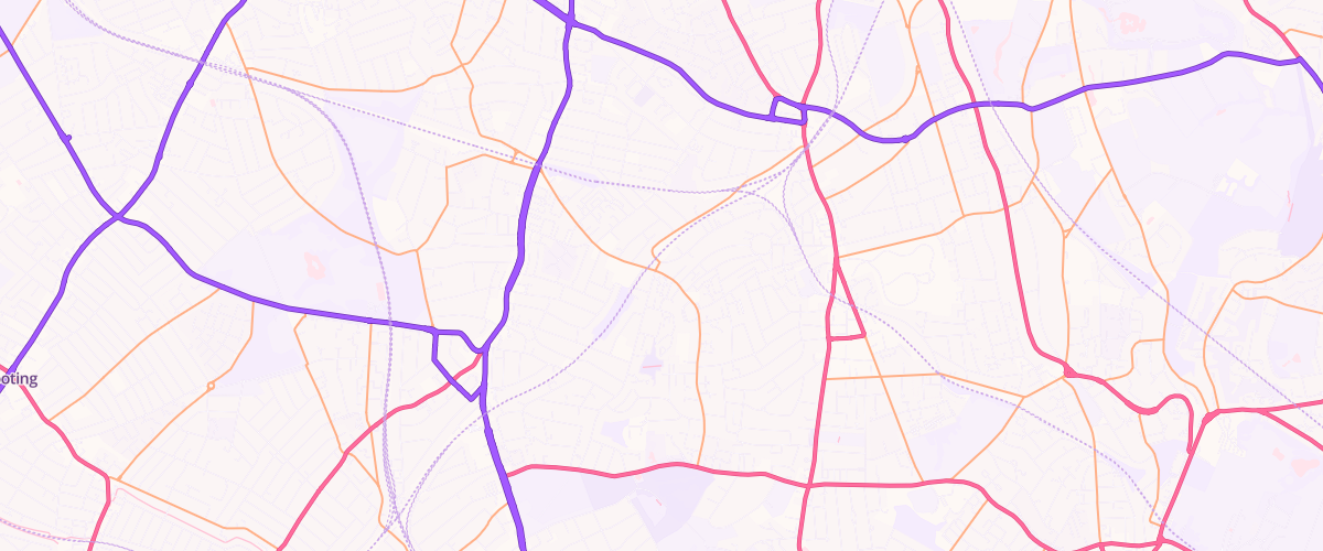 Map showing the location of Mfg Streatham Leigham