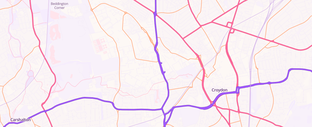 Map showing Ancaster Group Limited, Croydon