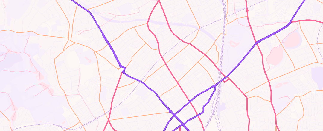 Map showing Marlborough Service Station, London