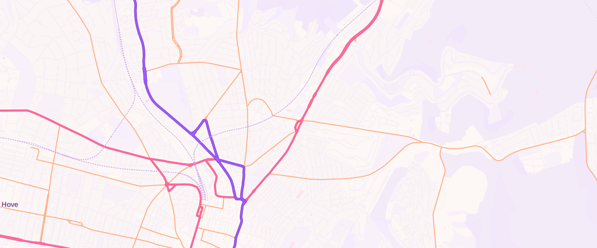 Map showing the location of University Way Sf Connect
