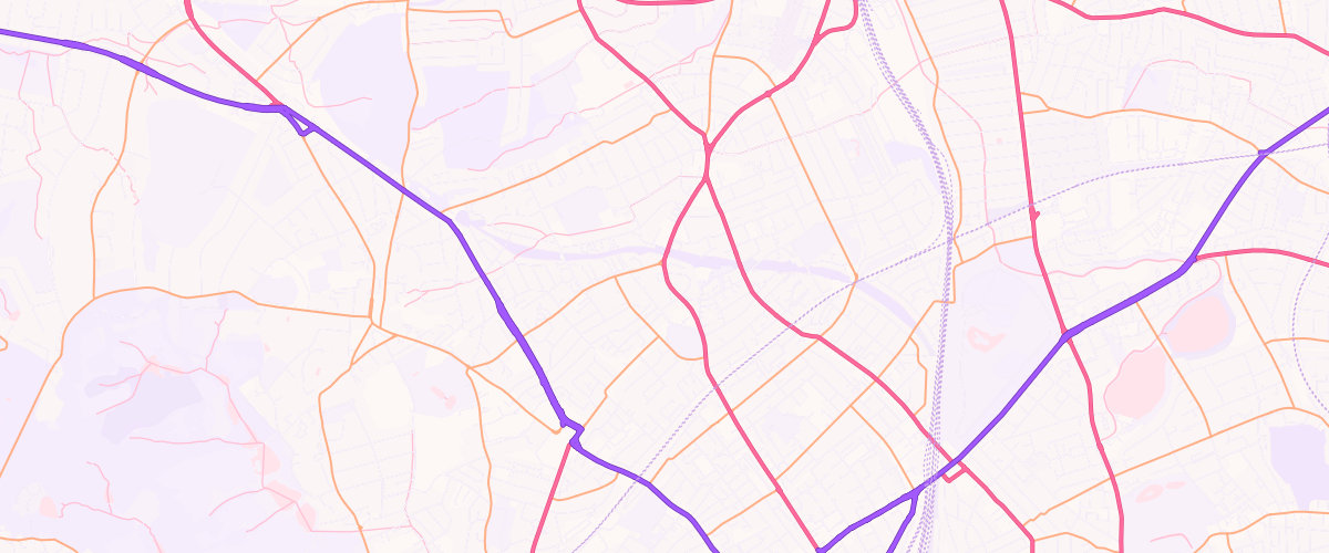 Map showing the location of Mfg Hornsey Rise
